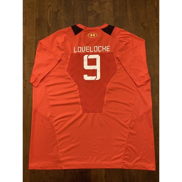 2015 UA Jerry Lovelocke 9 NFL Combine Jersey Baltimore Ravens QB Issued Worn - Picture 4 of 7